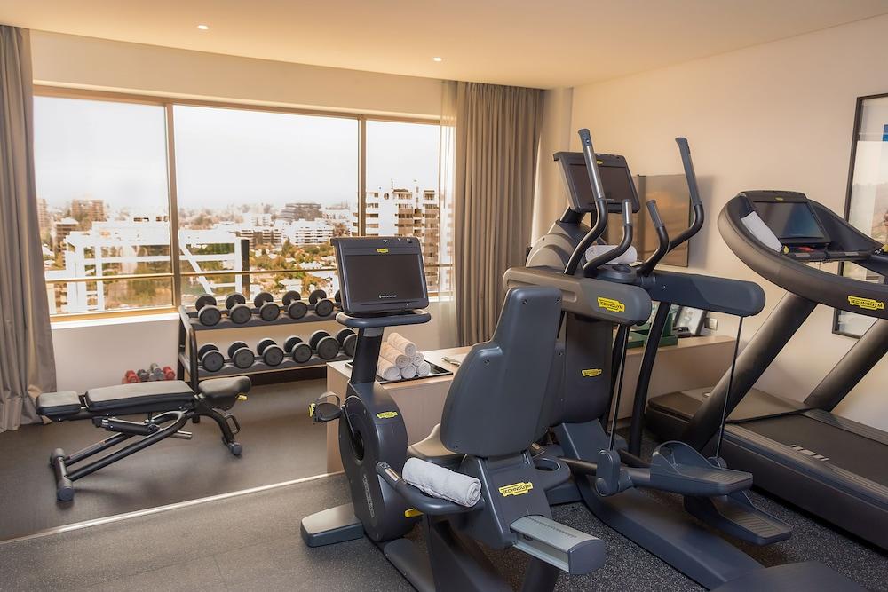 Mandarin Oriental, Santiago Hotel Kültér fotó The gym at the hotel