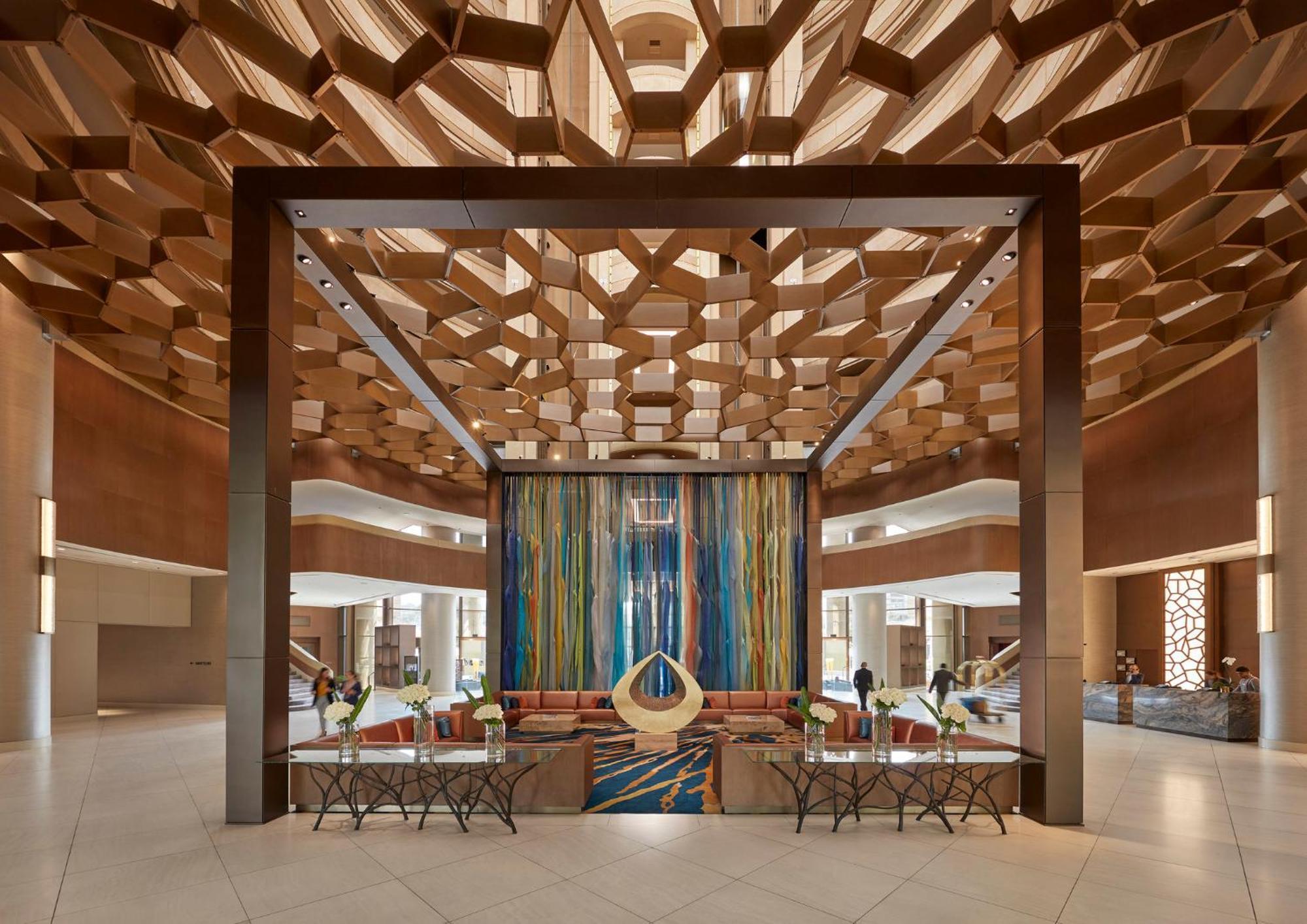 Mandarin Oriental, Santiago Hotel Kültér fotó The lobby of the hotel